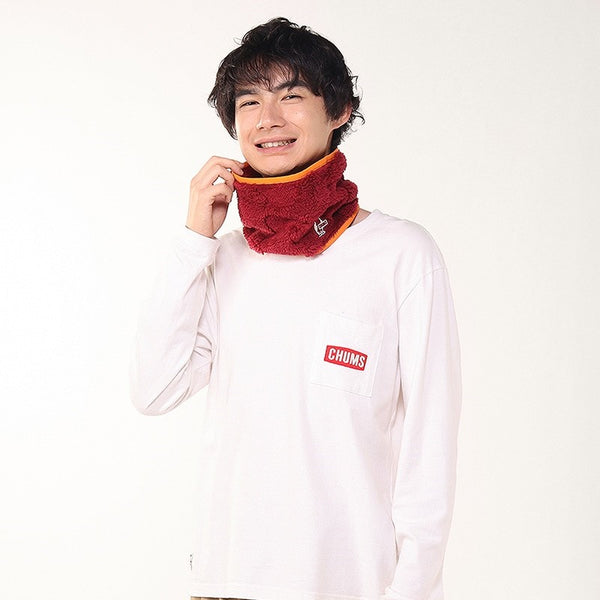 CHUMS ( チャムス ) ブービーエルモネックウォーマー | マフラー | ネックウォーマー | 防寒 | 保温 | 冬 | あったかグッズ | 通勤 | 通学 | シンプル | 刺繍 | ブービーバード | CH09-1360 | ちゃむす