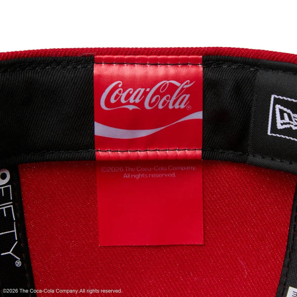 NEW ERA ( ニューエラ ) 59FIFTY Coca-Cola コカコーラ スカーレット キャップ 帽子 メンズ レディース ベースボールキャップ 59FIFTYキャップ コカ・コーラ ロゴ カジュアル ストリート 15154862