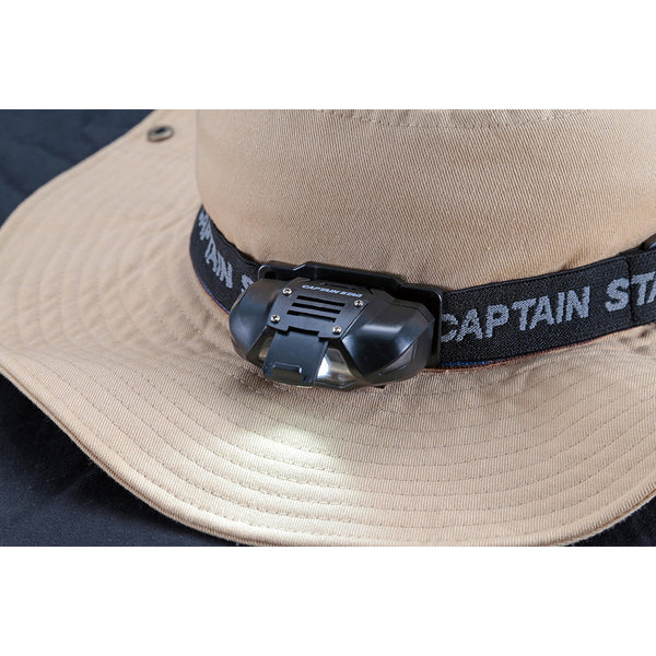 CAPTAIN STAG ( キャプテンスタッグ ) シンプルLEDヘッドライト | アウトドア | キャンプ | 防災 | ランニング | 夜道 | ウォーキング | まぶしくない | LED | 乾電池 | 作業 | UK-4058 | UK-4059 | キャプスタ