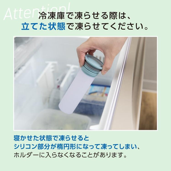 Peacock ( ピーコック ) ネッククーラー アイスパック 氷のう 氷嚢 水筒型 熱中症対策グッズ 首 長時間 通学 通勤 暑さ対策 グッズ 魔法瓶ホルダー 保冷 アイスバッグ 結露しない 冷却 冷却グッズ ひんやり 長持ち 冷やす ゴルフ 氷 長持ち ABB-16