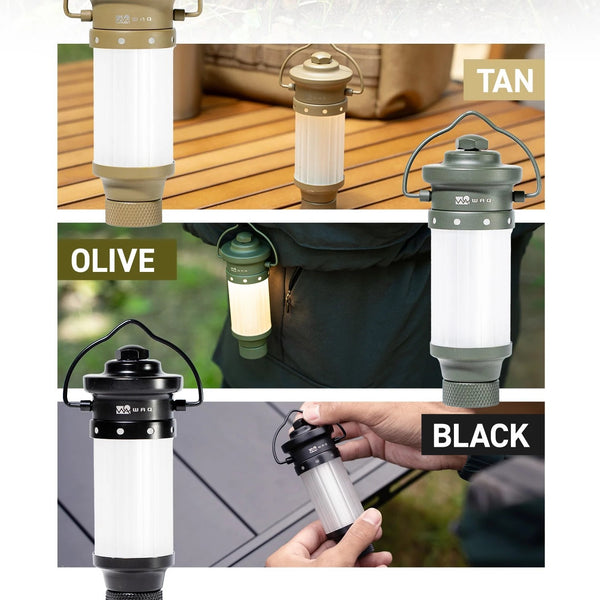WAQ ( ワック ) Hang Light Mini | ランタン | 小型 | 充電式 | アウトドア | キャンプ | レジャー | 散歩 | 吊り下げ | 防災 | ライト