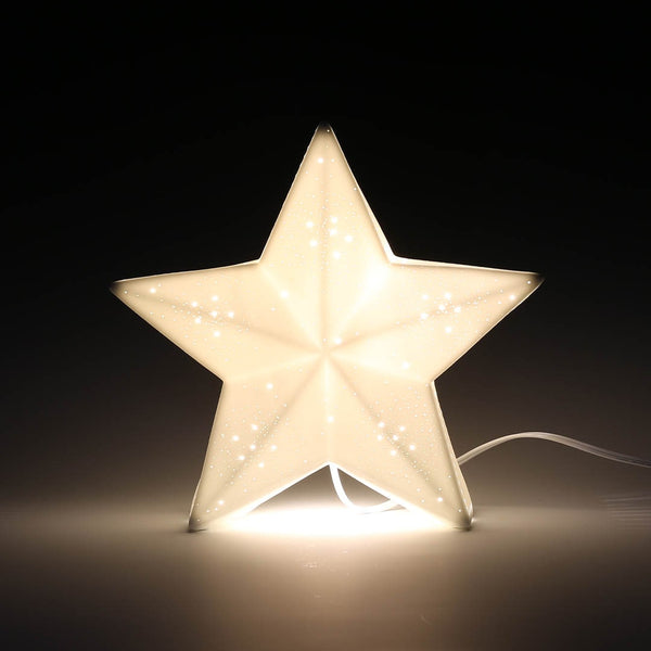 DULTON ( ダルトン ) PORCELAIN STAR LIGHT  ポーセリン スター ライト | 光る | ランプ | LED | 寝室 | 星 | 星型 | 置物 | インテリア | 可愛い | リビング | 玄関 | プレゼント | CMD-0910 | だるとん | クリスマス