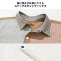 KRIFF MAYER ( クリフメイヤー ) 袖リブハッピーシャツ | MENS | 2536301 | 長袖シャツ | 長袖 | ウェア | メンズ | 春 | ストライプ | チェック | トップス | インナー | アウトドア | お出かけ | 胸ポケット | くりふめいやー | カジュアル