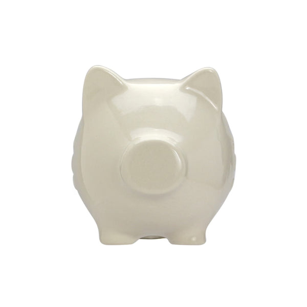 DETAIL ( ディテール ) Crackle Piggy Bank | クラックル ピギー バンク | ぽってり | ヴィンテージ | ブタの貯金箱 | 貯金箱 | 陶器 | インテリア | 可愛い | シンプル | プレゼント | ギフト | 3724P | 白色 | ホワイト | でぃてーる