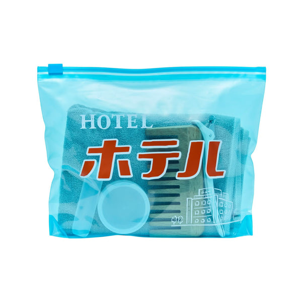 HIGHTIDE ( ハイタイド ) ジッパーバッグ L | ポーチ | マチあり | 旅行 | アウトドア | お出かけ | レトロ | 可愛い | プレゼント | ギフト | ジッパー | 収納 | 整理 | 小物入れ | 出張 | GB335 | はいたいど | 4枚セット