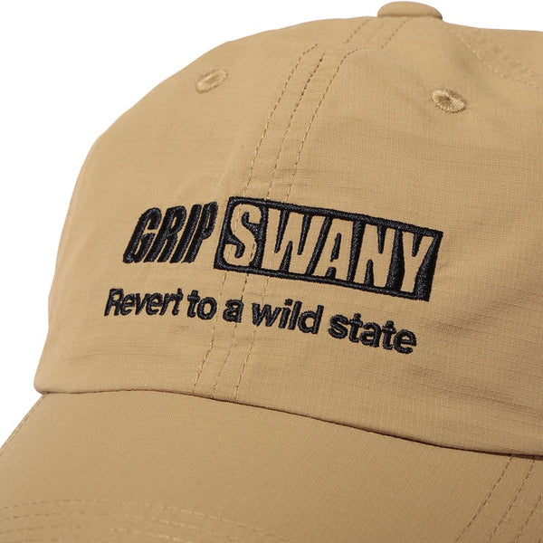GRIP SWANY ( グリップスワニー ) 【 GSUA-183 】 RIPSTOP SUPPLEX GEAR CAP | 帽子 | キャップ | サイズ調整 | アウトドア | キャンプ | レジャー | ナイロン100% | 軽い | 軽量 | ぐりっぷすわにー