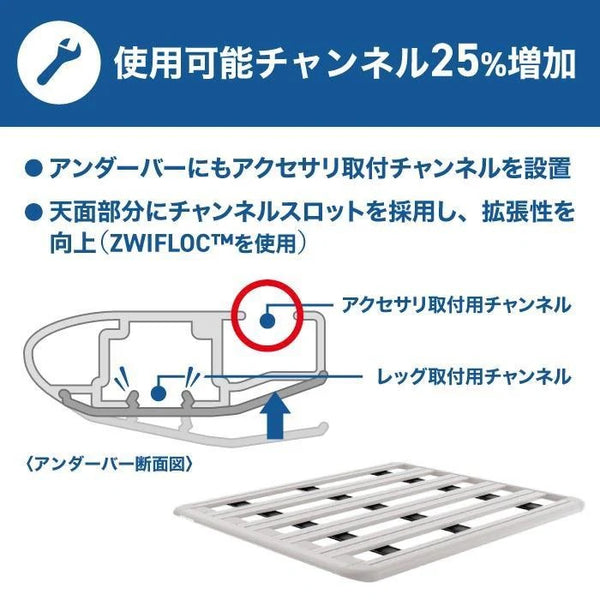 RhinoRack ( ライノラック ) PIONEER 6 PLATFORM 取付キット 1800 x 1430 (mm) ラングラー JL ハードトップ | JC-01647 | ラック | 車用品 | ラングラー用 | ジープ | アウトドア | キャンプ | レジャー | らいのらっく