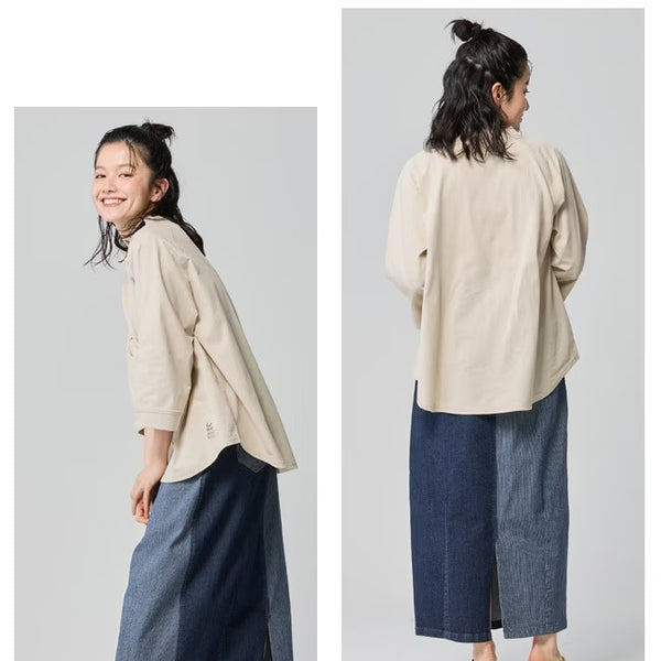KRIFF MAYER ( クリフメイヤー ) 冷涼UVカット7分袖ゆるT | LADYS | W2547821 | レディース | トップス | 体型カバー | シンプル | 接触冷感 | 夏服 | 7分袖 | 抗菌 | 防臭 | 清潔感 | ストレッチ | くりふめいやー