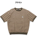 KRIFF MAYER ( クリフメイヤー ) チルタイムボーダースウェットT | MENS | 2547807 | メンズ | ボーダー | 半袖 | シャツ | カジュアル | ワンポイント | 半袖Tシャツ | キャンプ | お出かけ | アウトドア | くりふめいやー