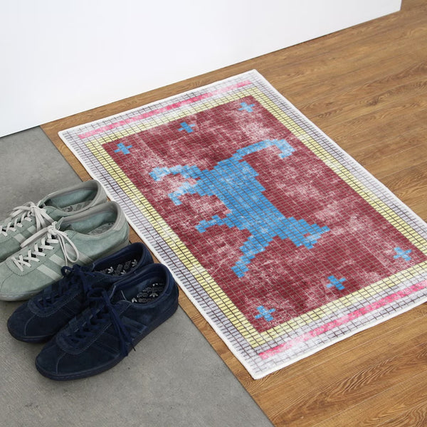 DETAIL ( ディテール ) Washable Rug Walking Cat | ウォッシャブル ラグ ウォーキング キャット | マット | 玄関マット | ネコ | 猫 | かすれ加工 | リビング | オシャレ | インテリア | 敷物 | H0163W | でぃてーる