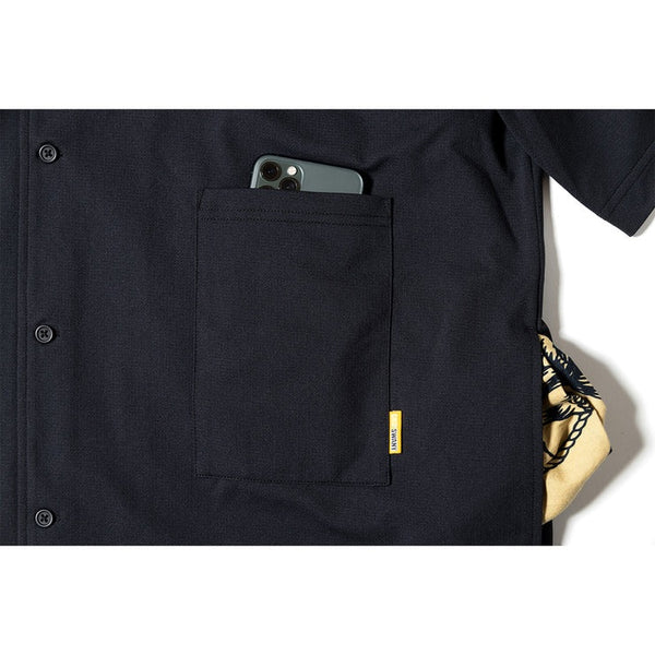GRIP SWANY ( グリップスワニー ) 【 GSMSH0015 】 GS AIRFLOW SHIRT | シャツ | 半袖シャツ | 襟付き | 速乾性 | 通気性 | アウトドア | レジャー | キャンプ | ポリエステル100% | スマホ入れ | ぐりっぷすわにー