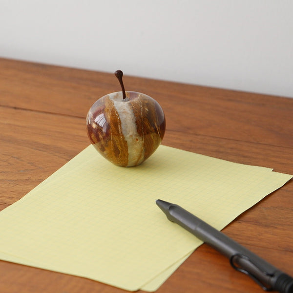 DETAIL ( ディテール ) Marble Apple Small マーブルアップル スモール | リンゴ | オブジェ | 置物 | りんご | Sサイズ | インテリア | オシャレ | 大理石 | 天然 | ヴィンテージ | 3348 | デスク | でぃてーる