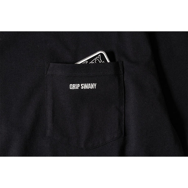GRIP SWANY ( グリップスワニー ) 【 GSMCT-110T 】 GS BOX LOGO POCKET TEE | Tシャツ | 半袖 | ウェア | トップス | ホワイト | ブラック | シンプル | ユニセックス | ぐりっぷすわにー