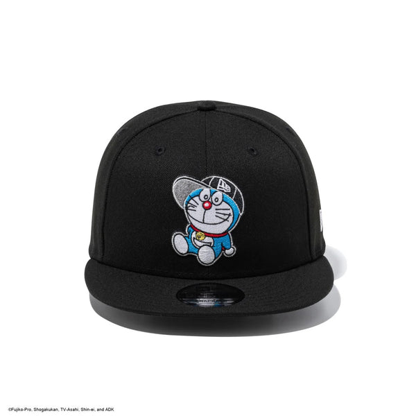 NEW ERA ( ニューエラ ) 9FIFTY ドラえもん キャップ | ブラック | クローム | 帽子 | 日よけ | ユニセックス | サイズ調整 | フラットバイザー | アウトドア | キャンプ | アジャスタブル | 14935422 | 14935421 | にゅーえら