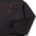 go slow caravan ( ゴースローキャラバン ) メランジェ G/D 猫と麦酒 ロングスリーブ BIG TEE | MENS | メンズ | WOMENS | ウィメンズ | レディース | Tシャツ | ロンT | 長袖 | ウェア | トップス | プリントT | 342615