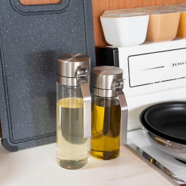 DULTON ( ダルトン ) OIL ＆ VINEGAR BOTTLE オイル ＆ ビネガー ボトル 500ml | 350ml | 200ml | キッチン用品 | シンプル | 注ぎ口 | 小さめ | 酸化しにくい | スピーディー | フタ | R615-738 | だるとん