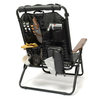 AS2OV ( アッソブ ) HIGH BACK RECLINING LOW ROVER CHAIR BLACK ハイバック リクライニング ロー ローバー チェア ブラック 392101-10NYLON POLYCARBONATE MULTI WALL POCKET ウォールポケット 151900R アウトドア キャンプ 小物収納 背面