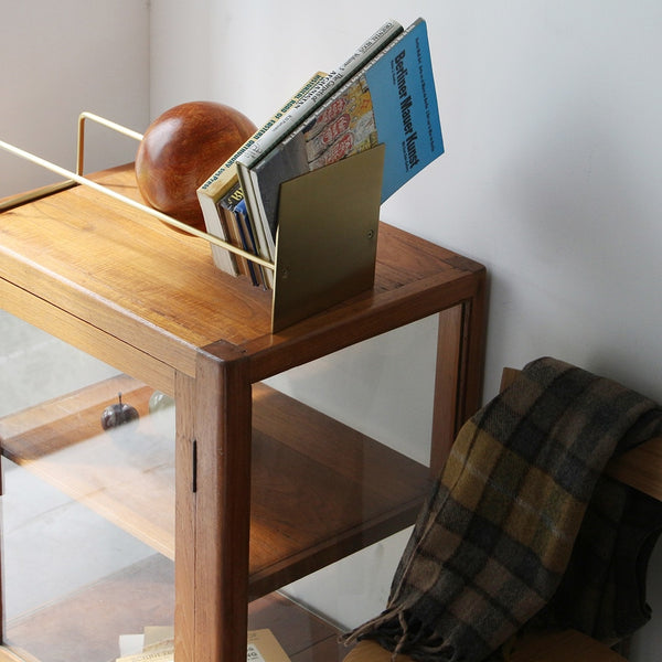 DETAIL ( ディテール ) Slope Bookend " Gold "スロープブックエンド " ゴールド " | 無垢材 | ボール フレーム | 本を飾る | 本立て | 木製ボール | オシャレ | シンプル | 存在感 | H0091GD | でぃてーる