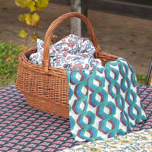 DULTON ( ダルトン ) MULTI CLOTH | テーブルクロス | 鮮やか | お洒落 | インテリア | 北欧 | キャンプ | アウトドア | 食卓 | コットン100% | RN-1077 | だるとん