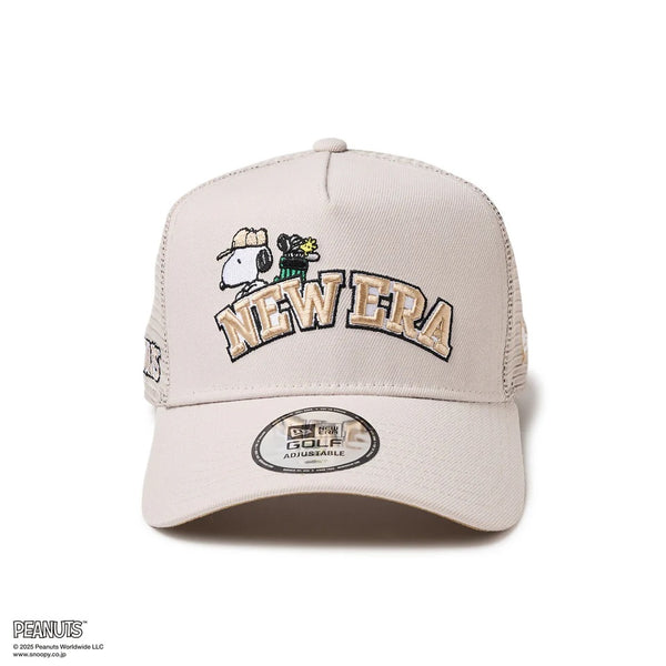 NEW ERA ( ニューエラ ) 9FORTY A-Frame トラッカー PEANUTS ピーナッツ アーチロゴ ゴルフ | 帽子 | キャップ | ユニセックス | サイズ調整 | キャップ | 日よけ | スヌーピー | スナップバック | メッシュ | ポリエステル | にゅーえら | 14432173 | 14432172