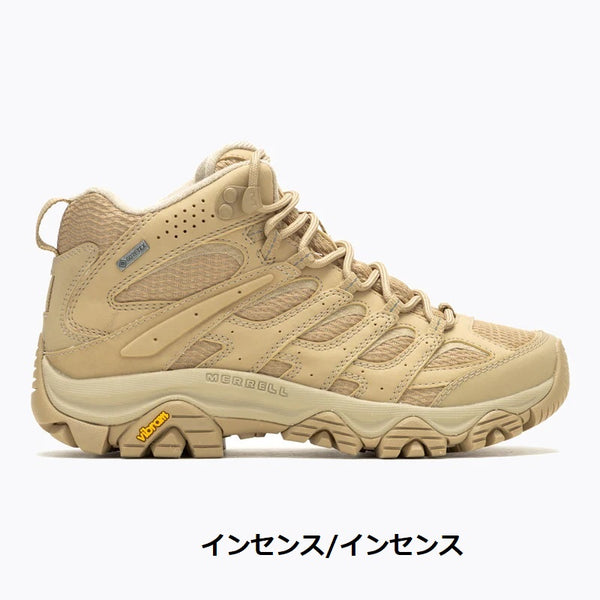 MERRELL ( メレル ) MOAB 3 SYNTHETIC MID GORE-TEX モアブ 3 シンセティック ミッド ゴアテックス | メンズ | 靴 | シューズ | ハイキング | アウトドア | レジャー | 低反発 | 歩きやすい | グレーストーン | トリプルブラック | インセンス/インセンス