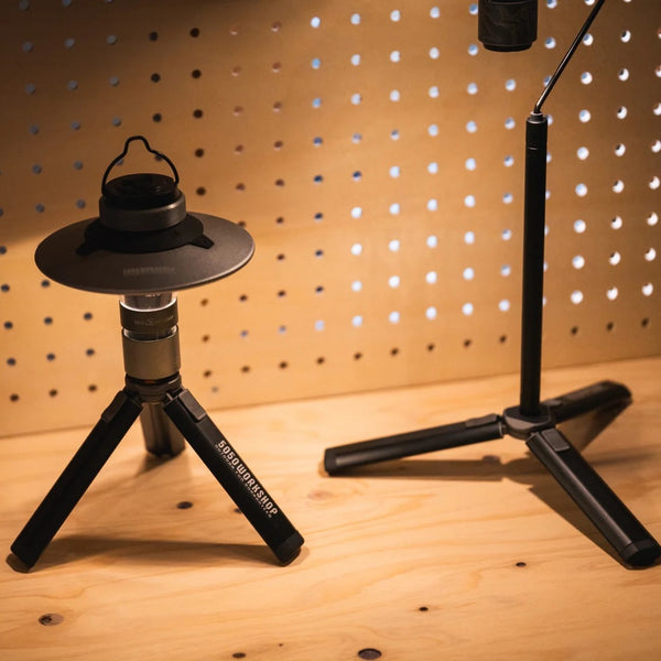 5050WORKSHOP ( フィフティフィフティワークショップ ) TRIPOD LOCK S / L | アウトドア | キャンプ | ランタンスタンド | 三脚 | 角度調整 | 安定感 | 使いやすい | コンパクト | 小物 | 軽い | 軽量 | TR014-5WS-4477 | TR014-5WS-4478
