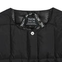 TAION ( タイオン ) ワーク クルーネック ダウンジャケット | アウター | ジャケット | 軽い | コンパクト | 軽量 | アウトドア | キャンプ | レジャー | シンプル | 保温 | 防寒 | 冬 | 定番 | 定番ダウン | TAION-104BWK | たいおん