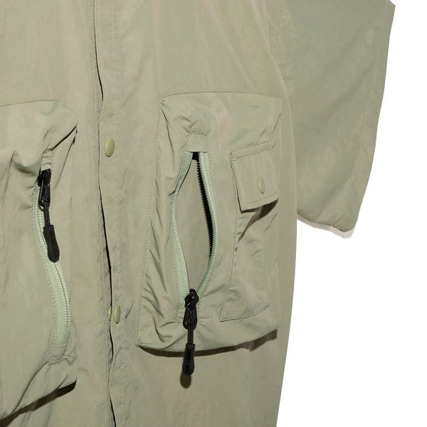 GRIP SWANY ( グリップスワニー ) 【 GSUSH-136 】 GS UTILITY BOX SHIRTS | 半袖 | シャツ | ウェア | 夏服 | アウトドア | キャンプ | 釣り | レジャー | 柔らかい | シンプル | 刺繍 | ぐりっぷすわにー