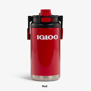 IGLOO ( イグルー ) 54オンス ハイブリッドジャグ 1.6L | ステンレス | フェンスフック付き | アウトドア | キャンプ | スポーツ | ウォータージャグ | 水筒 | 部活 | 直飲み | おしゃれ | 31487 | 31486 | 31488 | 31485 | いぐるー | ジム