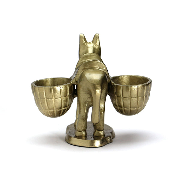 DETAIL ( ディテール ) Donkey And Basket " Gold "ドンキーアンドバスケット " ゴールド "  ロバ | モチーフ | 小物入れ | 鍵入れ | 玄関 | オフィス | 置物 | デスク | H0137 | でぃてーる