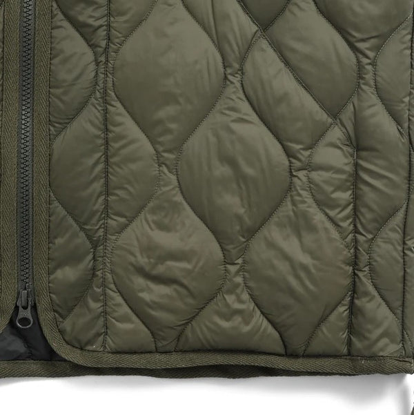 TAION ( タイオン ) ミリタリー ハイネックWジップ ダウンベスト-ソフトシェル | 首まで暖かい | 防寒 | 冬 | ウェア | ベスト | アウトドア | シンプル | レジャー | キャンプ | TAION-002ALSZML-1 | カジュアル | たいおん | ダウン | 軽い | 軽量