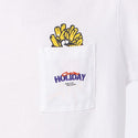 CHUMS ( チャムス ) アンチバグファストフードポケットTシャツ | 半袖 | Tシャツ | 半袖Tシャツ | アパレル | バックプリント | プリントT | オシャレ | 可愛い | 夏服 | お出かけ | レジャー | アウトドア | CH01-2715 | ちゃむす | 虫よけ加工 | ファストフード