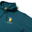 go slow caravan ( ゴースローキャラバン ) 空紡糸裏毛 猫と麦酒ヘムスピンドル BOX フーディー  | MENS | WOMENS | メンズ | レディース | ウェア | トップス | 綿100％ | スウェット | フーディ | バックプリント | 352609 | カジュアル
