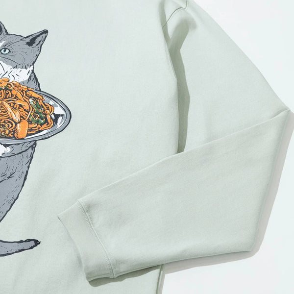 go slow caravan ( ゴースローキャラバン ) 超ヘビーUSA/C ナポリタン猫 ロングスリーブ TEE MENS | WOMENS | Tシャツ | ウェア | トップス | 長袖 | ネコ | メンズ | レディース | 351909 | カジュアル | ごーすろーきゃらばん