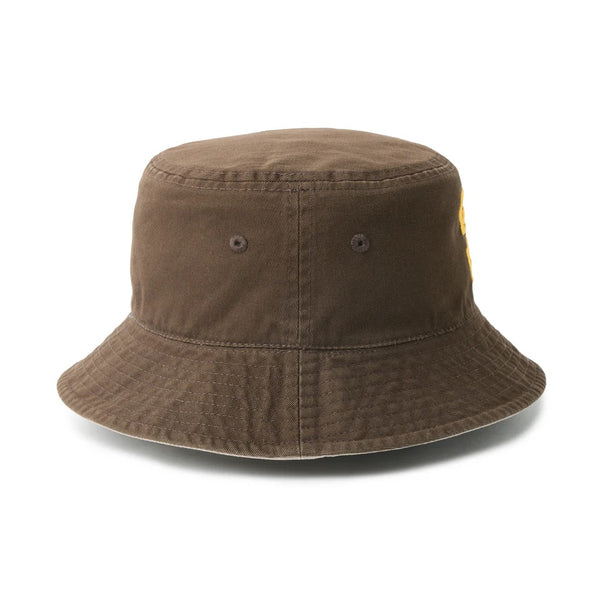 NEW ERA ( ニューエラ ) バケット01 リバーシブル MLB Bucket Hat サンディエゴ・パドレス アッシュブラウン/ウォルナット | 帽子 | バケットハット | バケハ | 可愛い | オシャレ | 日よけ | ロゴ | コットン | カジュアル | 14744769 | にゅーえら | リバーシブル
