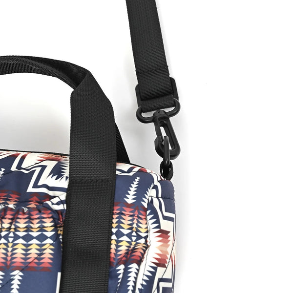 KiU ( キウ ) 【 PENDLETON® × KiU LMITIED ITEM 】 スクエアパデッドミニボストンバッグ K483 | バッグ | 小型バッグ | 小さめ | コラボ | ミニボストンバッグ | コンパクト | ころん | カジュアル | ハンドバッグ | ショルダーバッグ | きう