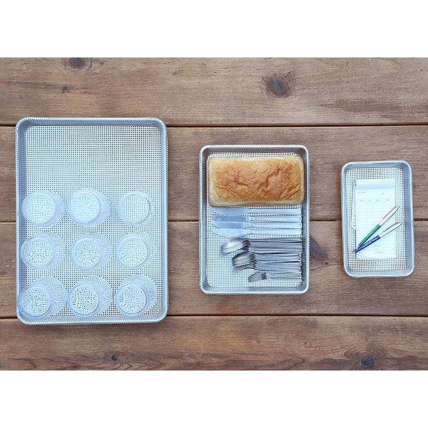 DULTON ( ダルトン ) PERFORATED ALUMINUM TRAY パーフォレイテッド アルミニウム トレイ | キッチン | アルミトレイ | タフ | 穴あきトレイ | シンプル | 洗練 | M-1035 | だるとん | キッチン