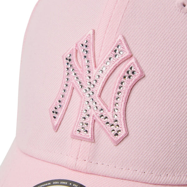 NEW ERA ( ニューエラ ) 9FORTY Rhinestone ラインストーン ニューヨーク・ヤンキース ブラック | ピンク | グレー | 帽子 | キャップ | 日よけ | ポリエステル | サイズ調整 | 14942634 | 14242633 | 14942635 | にゅーえら