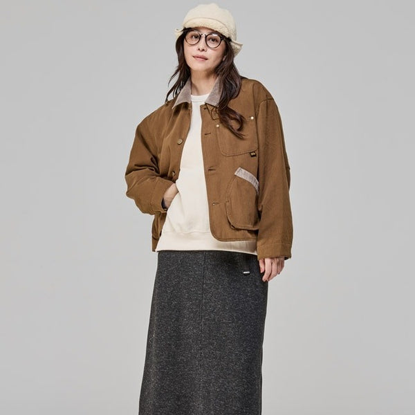 KRIFF MAYER ( クリフメイヤー ) 裏チェックハンティングJK | LADYS | レディース | W2525118 | ジャケット | アウター | 綿100％ | 軽い | 軽量 | 春 | 秋 | 冬 | チェック柄 | カジュアル | お出かけ | 可愛い | くりふめいやー