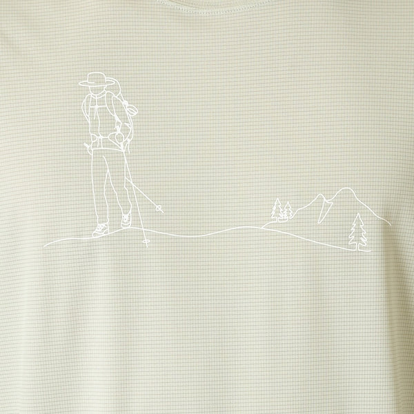 Columbia ( コロンビア ) トレイルラッシュグラフィックショートスリーブTシャツ 半袖Tシャツ メンズ 冷感 速乾 吸湿速乾 オムニフリーズゼロアイス オムニウィック 抗菌防臭 アウトドア ハイキング 登山 トレッキング キャンプ スポーツ 夏 レジャー PG1653