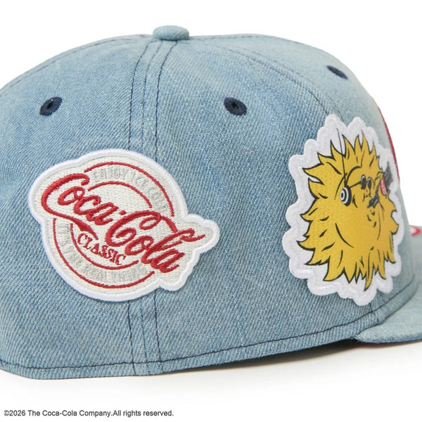 NEW ERA ( ニューエラ ) 9FIFTY Coca-Cola コカ･コーラ コカコーラ ウォッシュドデニム デニムキャップ 9FIFTYキャップ ベースボールキャップ キャップ 帽子 メンズキャップ レディースキャップ ユニセックス キャップ コカコーラキャップ Coca-Colaキャップ 15154801