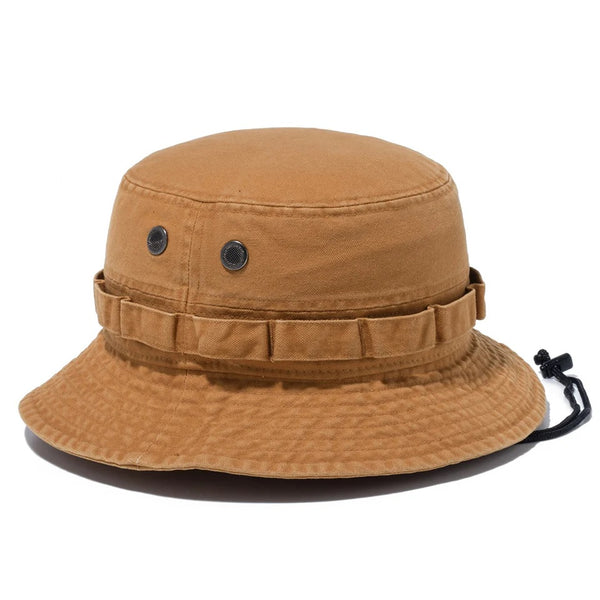 NEW ERA ( ニューエラ ) アドベンチャー ベーシック ダックコットン | 帽子 | アドベンチャーハット | ハット | 日よけ | アウトドア | レジャー | キャンプ | ウォッシュ加工 | あご紐 | 取り外し可能 | コットン | シンプル