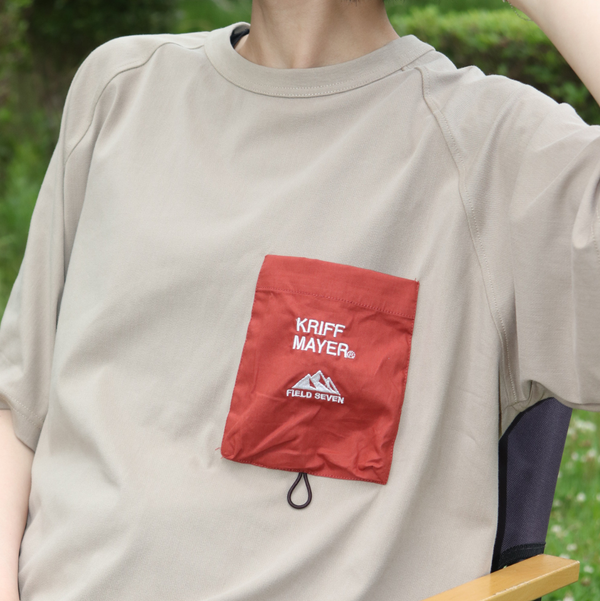 KRIFF MAYER × FIELD SEVEN ( クリフメイヤー ) 夏季GO!T | Tシャツ | 半袖 | メンズ | ユニセックス | シンプル | 涼しい | お出かけ | 吸水 | 速乾 | 接触冷感 | レジャー | アウトドア | キャンプ | 2555104 | くりふめいやー | カジュアル