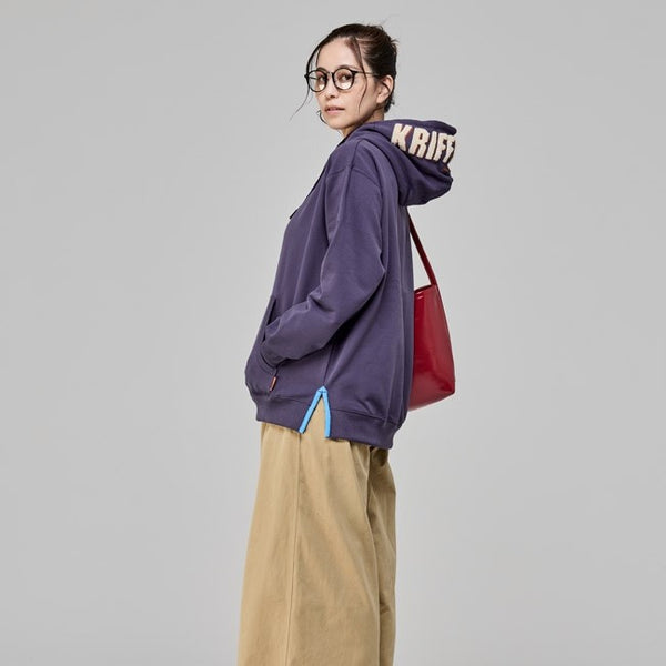 KRIFF MAYER ( クリフメイヤー ) サガラ刺繍裏起毛パーカー ( フードロゴ ) LADYS | レディース | W2527821 | パーカー | 秋 | 冬 | 裏起毛 | 乾きやすい | お出かけ | アウトドア | レジャー | 防寒 | くりふめいやー