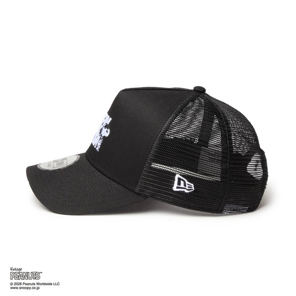 NEW ERA ( ニューエラ ) 9FORTY A-Frame トラッカー Vintage PEANUTS ピーナッツ JOE COOL ジョー・クール | スヌーピー | ユニセックス | サイズ調整 | 日よけ | オシャレ | カーブドバイザー | メッシュ | 14865347 | 14865348 | にゅーえら