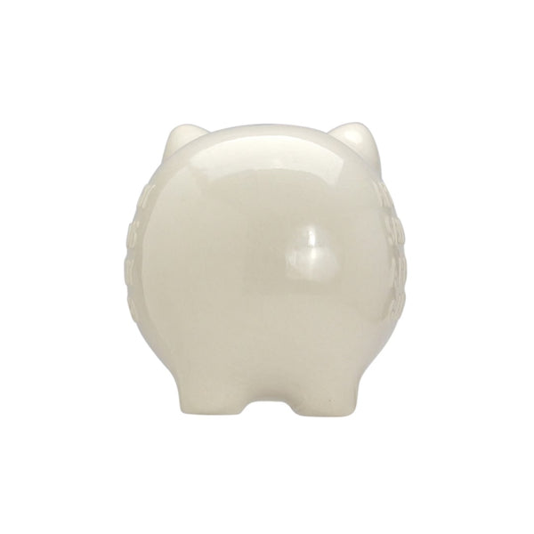 DETAIL ( ディテール ) Crackle Piggy Bank | クラックル ピギー バンク | ぽってり | ヴィンテージ | ブタの貯金箱 | 貯金箱 | 陶器 | インテリア | 可愛い | シンプル | プレゼント | ギフト | 3724P | 白色 | ホワイト | でぃてーる