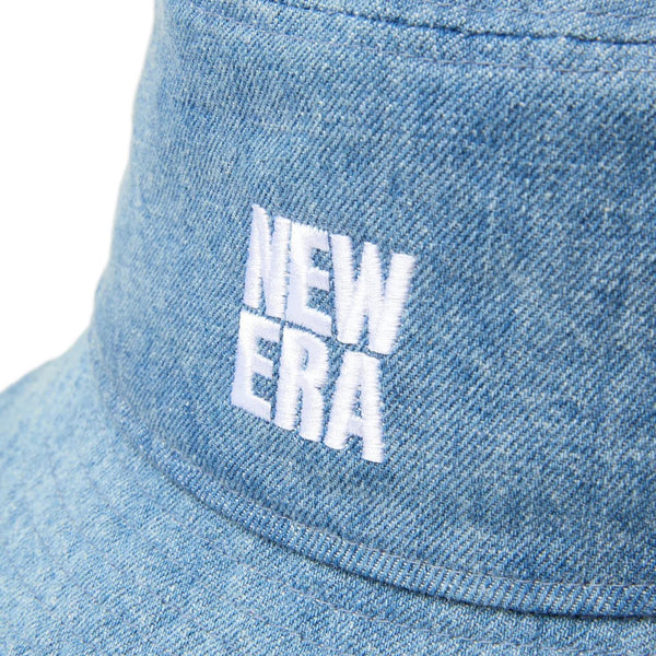 NEW ERA ( ニューエラ ) バケット01 Denim スクエアニューエラロゴ | 帽子 | バケットハット | ハット | バケハ | 日よけ | デニム | シンプル | オシャレ | ユニセックス | コットン | 14388526 | 14388525