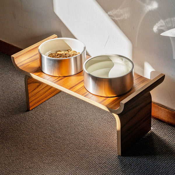 DULTON ( ダルトン ) DOUBLE WALL DOG BOWL ダブル ウォール ドッグ ボウル | ズレにくい | ペット用品 | 水 | においがつきにくい | 汚れがつきにくい | エナメル | マット | シンプル | 餌入れ | ドッグフード入れ | 愛犬 | 犬用