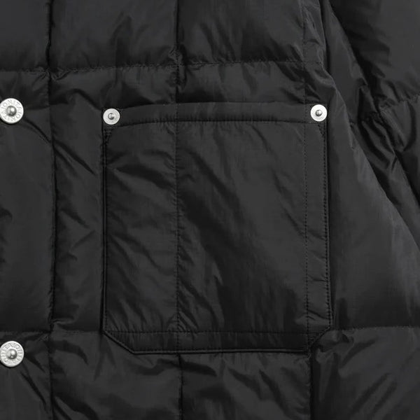 TAION ( タイオン ) ワーク クルーネック ダウンジャケット | アウター | ジャケット | 軽い | コンパクト | 軽量 | アウトドア | キャンプ | レジャー | シンプル | 保温 | 防寒 | 冬 | 定番 | 定番ダウン | TAION-104BWK | たいおん