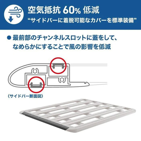 【お取り寄せ商品】RHINO-RACK ( ライノラック ) PIONEER 6 PLATFORM 1500×1380mm 取付キット ランドクルーザーFJ ランクルFJ ルーフラック ルーフキャリア カーキャリア 車載キャリア SUV ルーフプラットフォーム アウトドア キャンプ JC-01600